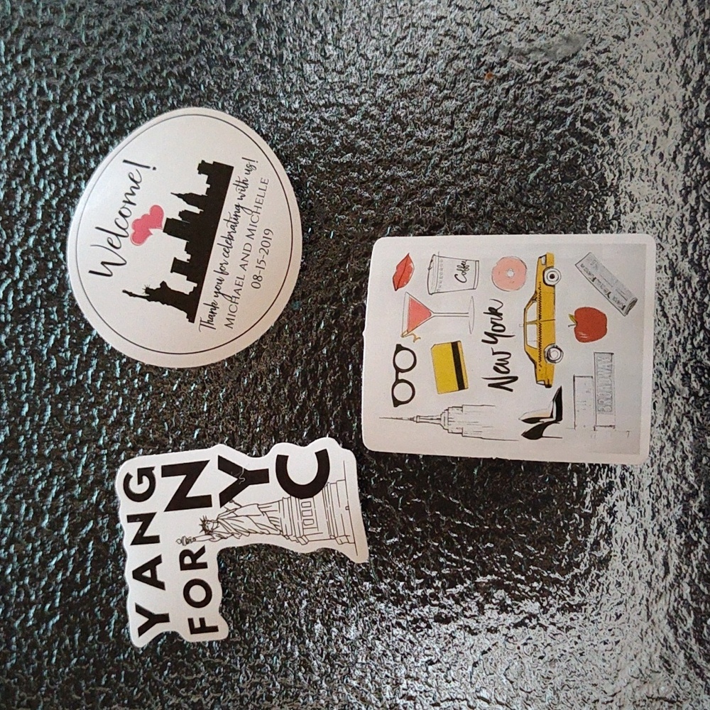 Stickers - Bag #37 - NYC Pack - Set of 3 - NWOT